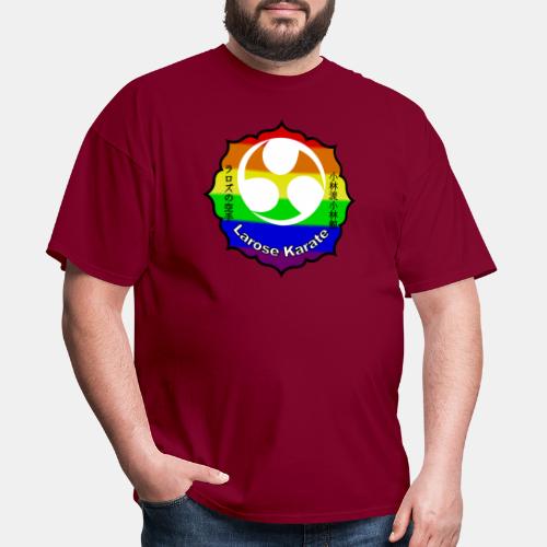 Larose Karate Rainbow Logo - Men's T-Shirt