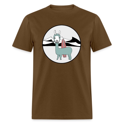 Surfin' llama. - Men's T-Shirt