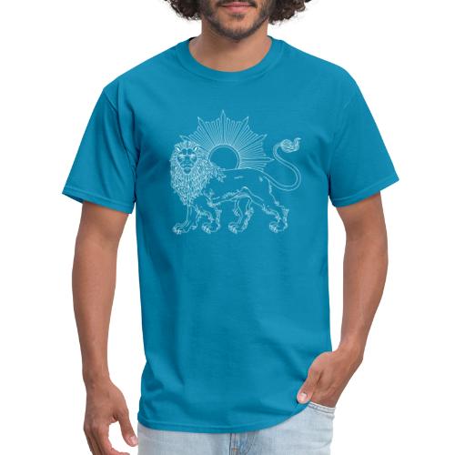 Lion and Sun White - Men's T-Shirt