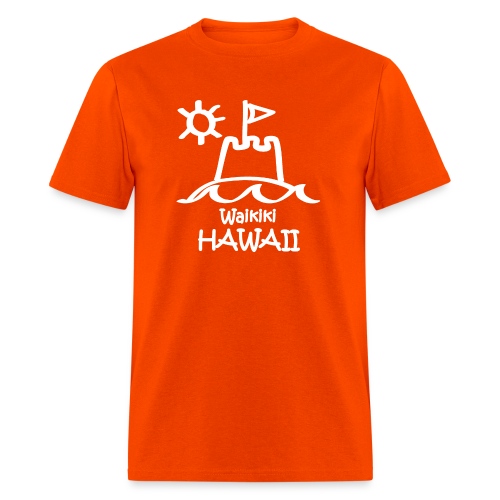 Waikiki Hawaii Sandcastle Souvenirs Gifts - Men's T-Shirt