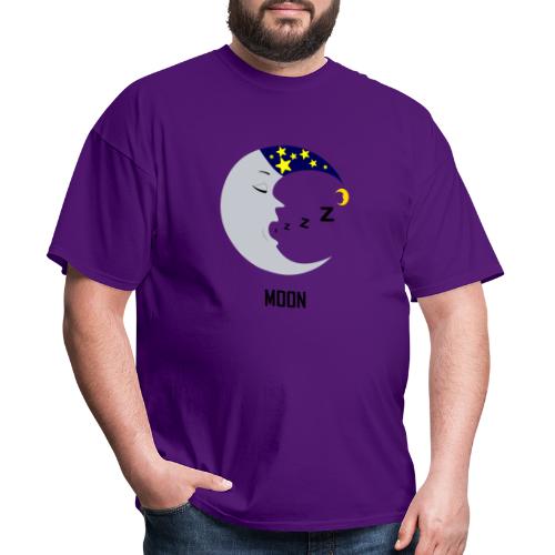Sleepy Silvery Yawning Moon - Men's T-Shirt