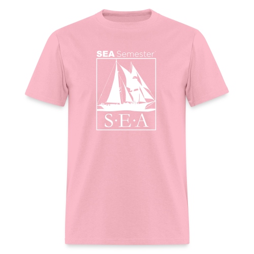 SEA_logo_WHITE_eps - Men's T-Shirt