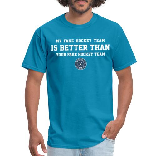 Fake Hockey (dark) - Men's T-Shirt