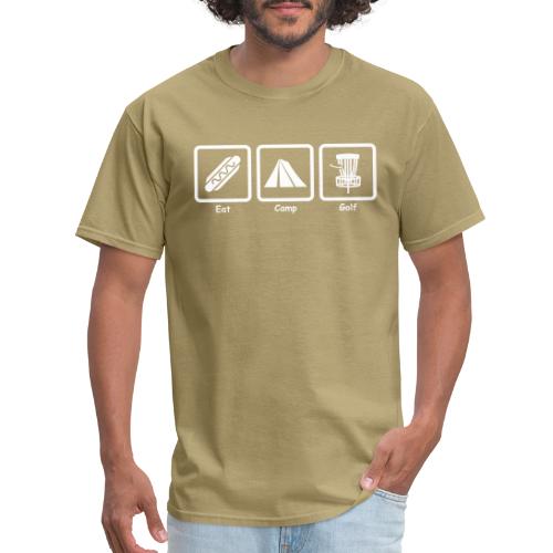 Eat Camp Disc Golf Copyright Kathleen Loraine - Men's T-Shirt