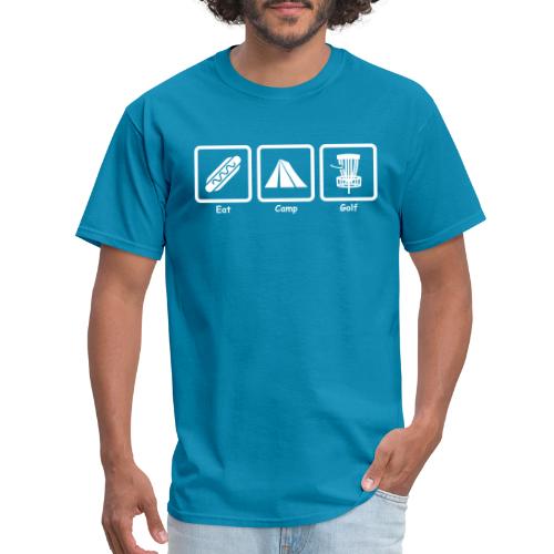 Eat Camp Disc Golf Copyright Kathleen Loraine - Men's T-Shirt