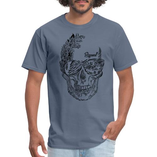 skull lines Papeel Arts - Men's T-Shirt