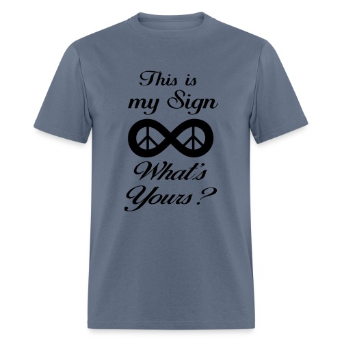 This is My Sign infinity black - Men's T-Shirt