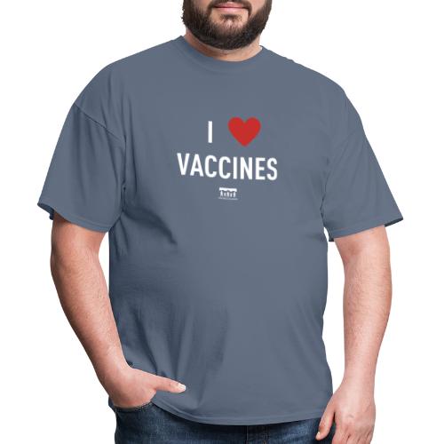 I heart vaccines Immunize Colorado Logo 1 - Men's T-Shirt