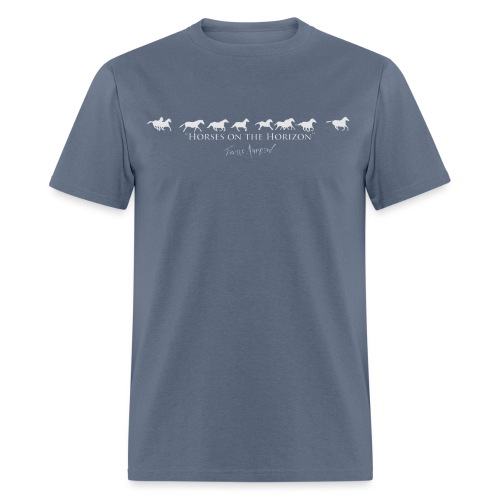 Horses Running Silhouette - Men's T-Shirt