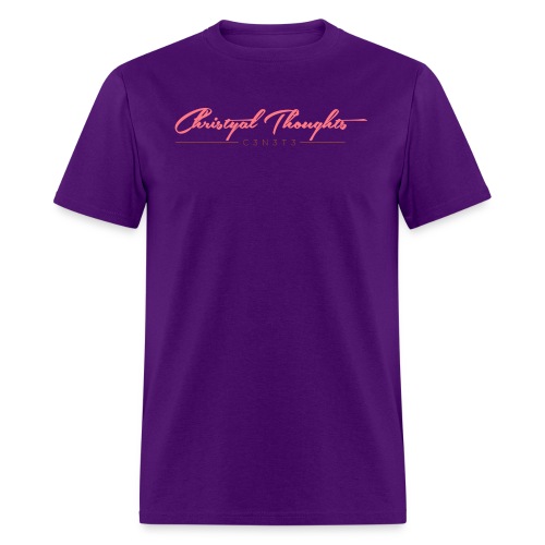 Christyal Thoughts C3N3T31 PEACH - Men's T-Shirt
