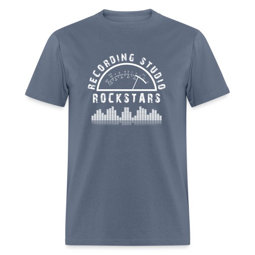 Recording Studio Rockstars - White Logo - Men's T-Shirt