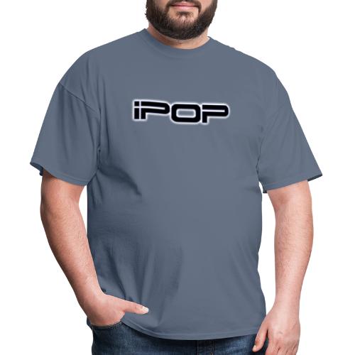 iPop Black Logo - Men's T-Shirt