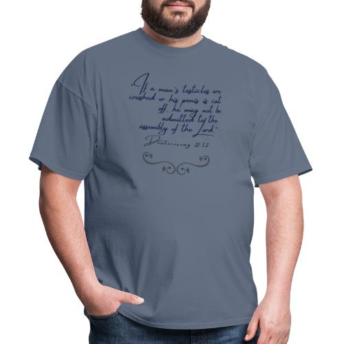 Careful not to get your junk crunched - Men's T-Shirt