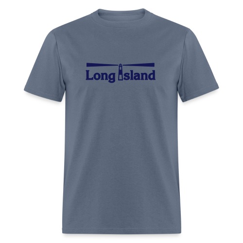 Long Island (With Lighthouse) - Men's T-Shirt