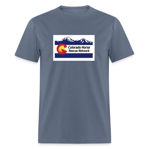 Colorado Horse Rescue Network Logo - Men's T-Shirt
