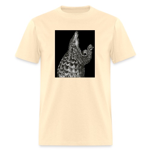 Pangolin with black background - Men's T-Shirt
