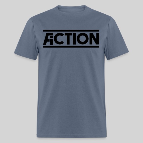 Action Fiction Logo (Black) - Men's T-Shirt