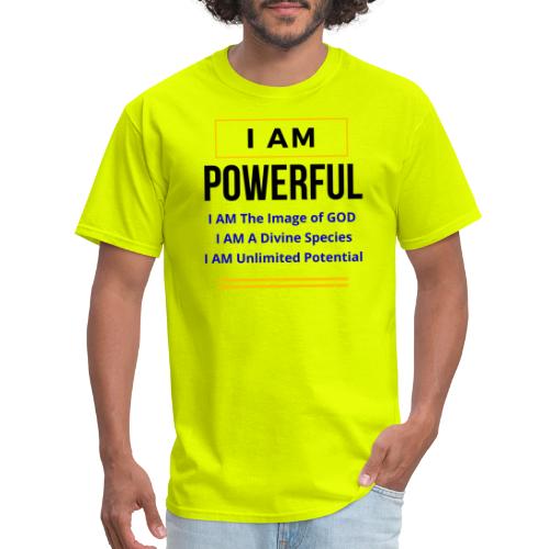 I AM Powerful (Light Colors Collection) - Men's T-Shirt