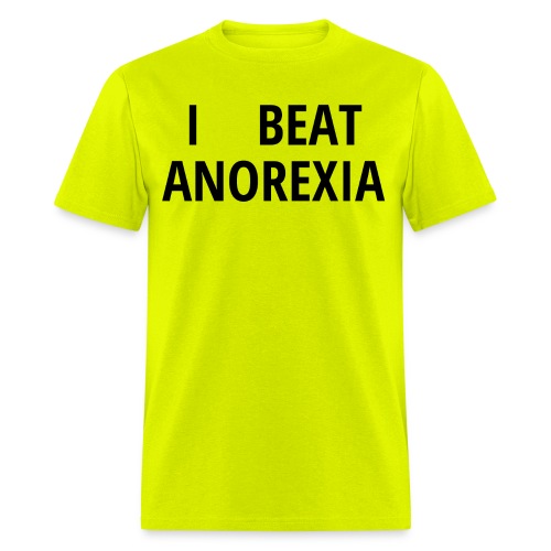 I BEAT ANOREXIA - Men's T-Shirt