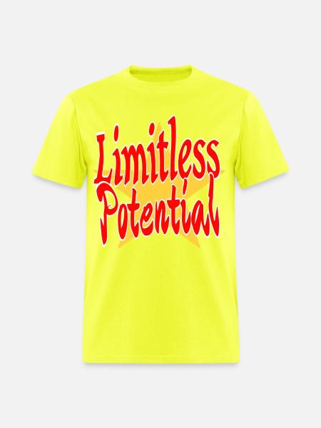 Limitless Potential - Men's T-Shirt - safety green