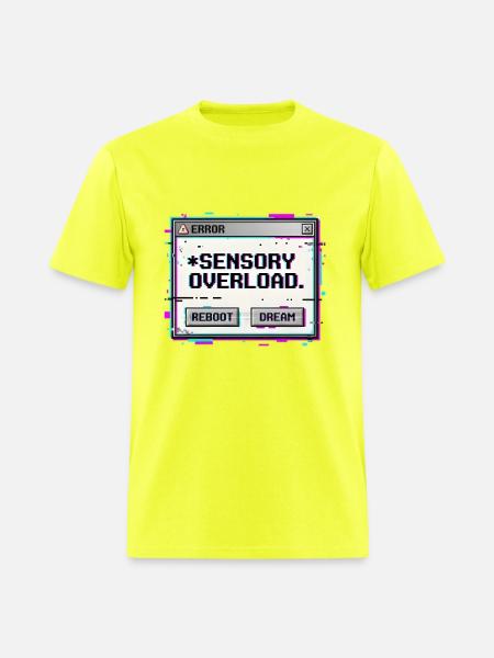 Sensory Overload - Men's T-Shirt - safety green
