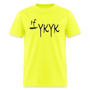 If you know you know - Men's T-Shirt - safety green - Front - Jose (178cm)