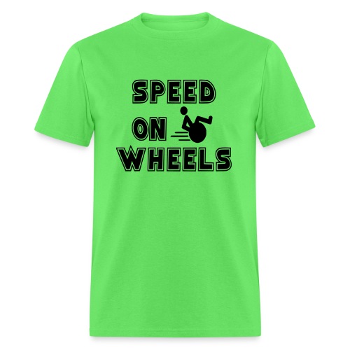 Speed on wheels for real fast wheelchair users - Men's T-Shirt