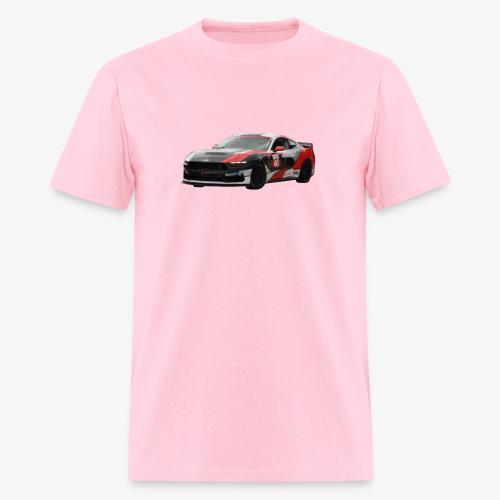 Red White and Black Mustang Racecar - Men's T-Shirt