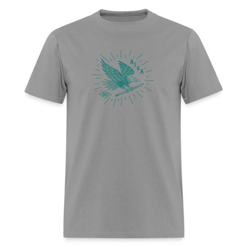 Fly Like an AIGA DC Eagle (teal) - Men's T-Shirt
