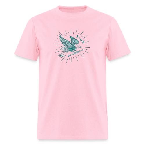 Fly Like an AIGA DC Eagle (teal) - Men's T-Shirt