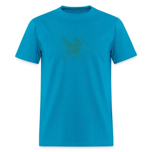 Fly Like an AIGA DC Eagle (teal) - Men's T-Shirt