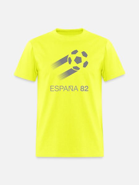 1982 World Cup Espana - Men's T-Shirt - safety green