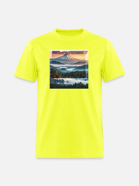 Pacific northwest - Men's T-Shirt - safety green