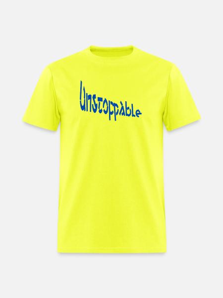 Unstoppable Graffiti Bold - Men's T-Shirt - safety green