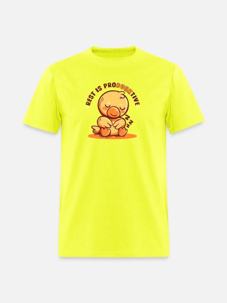 Rest is Producktive - Men's T-Shirt - safety green