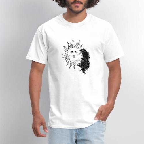 Mystical Girl & Sun - Men's T-Shirt