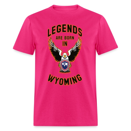 Legends are born in Wyoming - Men's T-Shirt