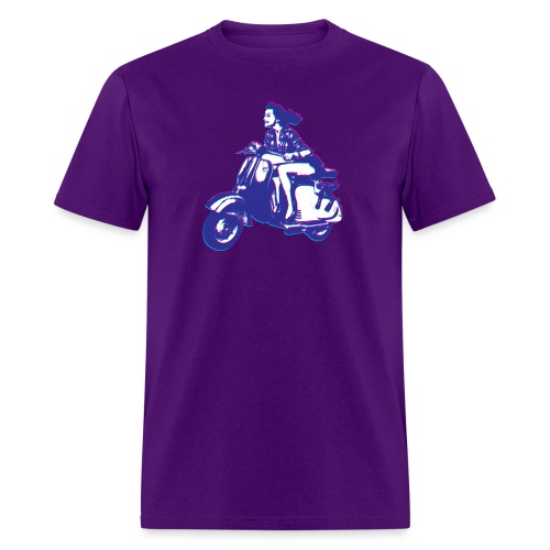 Cute Vespa Scooter Girl - Men's T-Shirt