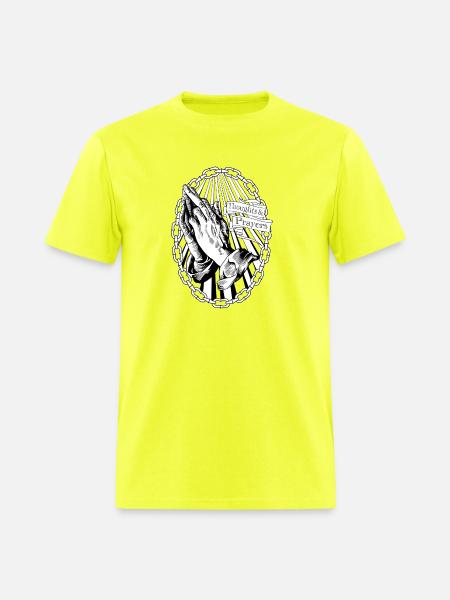 Thoughts and Prayers - Men's T-Shirt - safety green