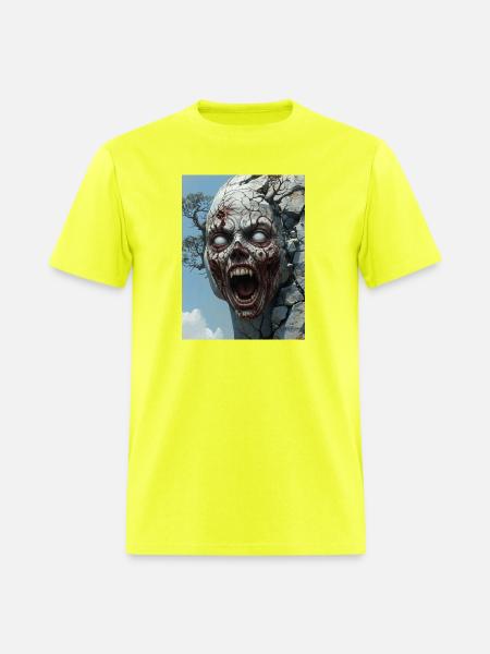 Untitled_design_-3-Nature’s Curse – Undead Horror - Men's T-Shirt - safety green