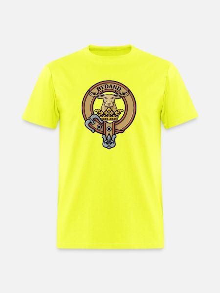 Clan Gordon Crest - Men's T-Shirt - safety green