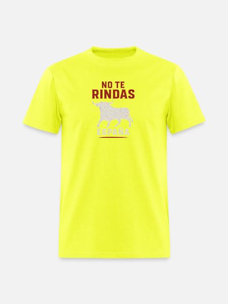 No Te Rindas Espana Bull - Men's T-Shirt - safety green