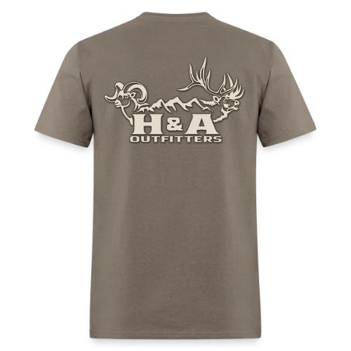H&A FULL LOGO ELK - Men's T-Shirt