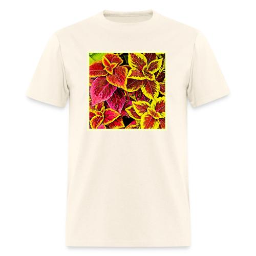 Coleus Leaf Burst Design - Men's T-Shirt