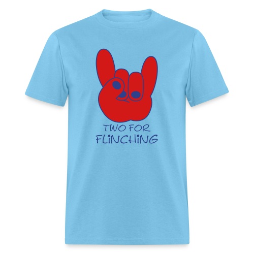 Two For Flinching Logo - Men's T-Shirt