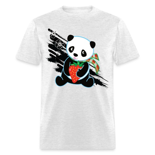 Cute Kawaii Panda T-shirt by Banzai Chicks - Men's T-Shirt