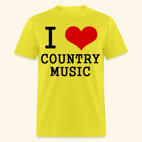 I love country music - Men's T-Shirt