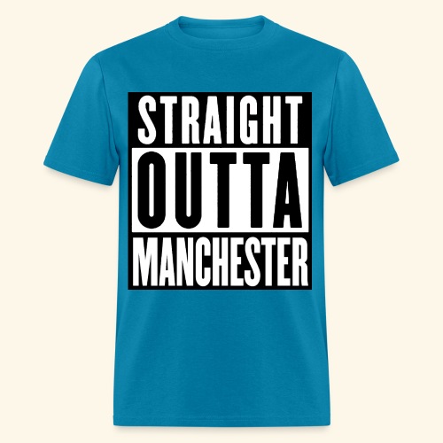 STRAIGHT OUTTA MANCHESTER - Men's T-Shirt