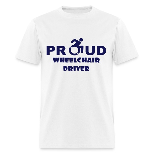 Proud wheelchair driver - Men's T-Shirt