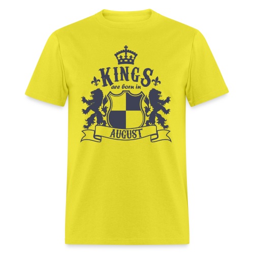 Kings are born in August - Men's T-Shirt